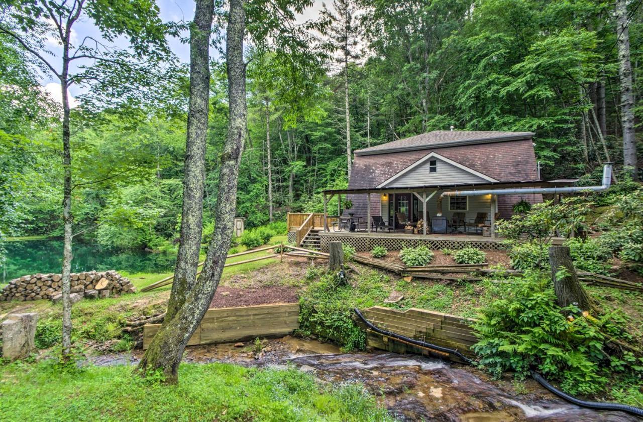 Serene Todd Getaway With Private Pond And Creek Views! Bagian luar foto