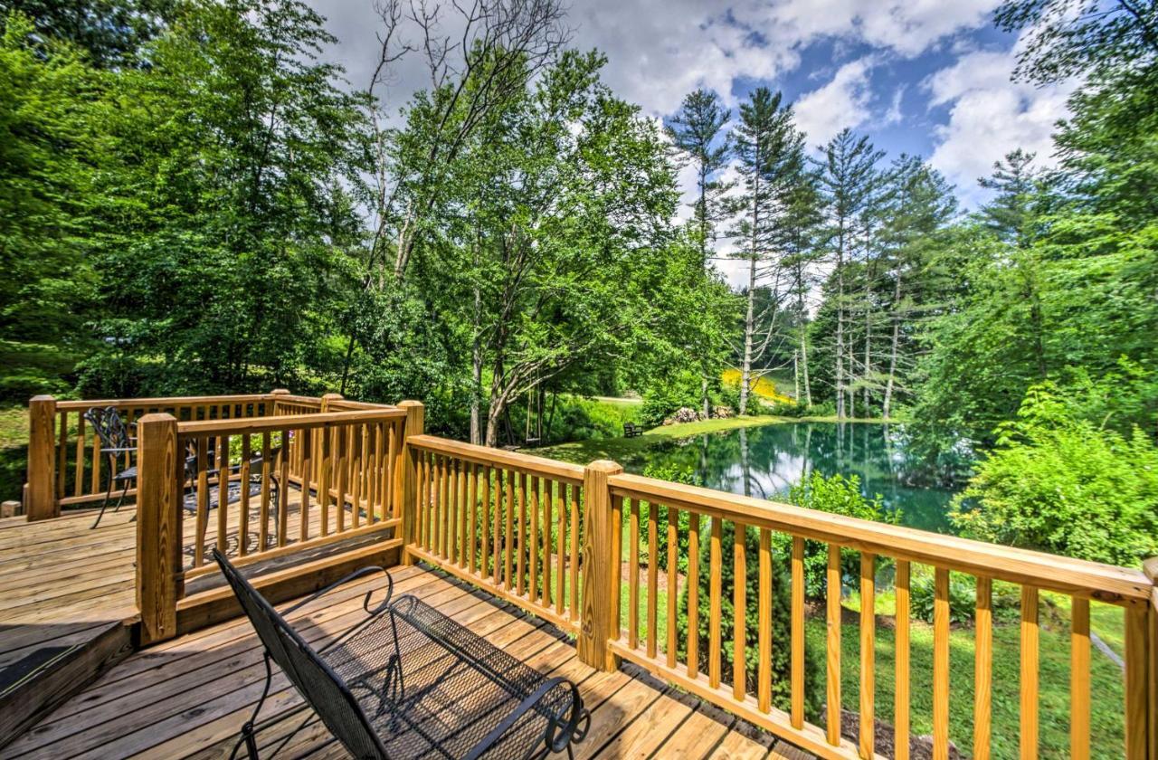 Serene Todd Getaway With Private Pond And Creek Views! Bagian luar foto