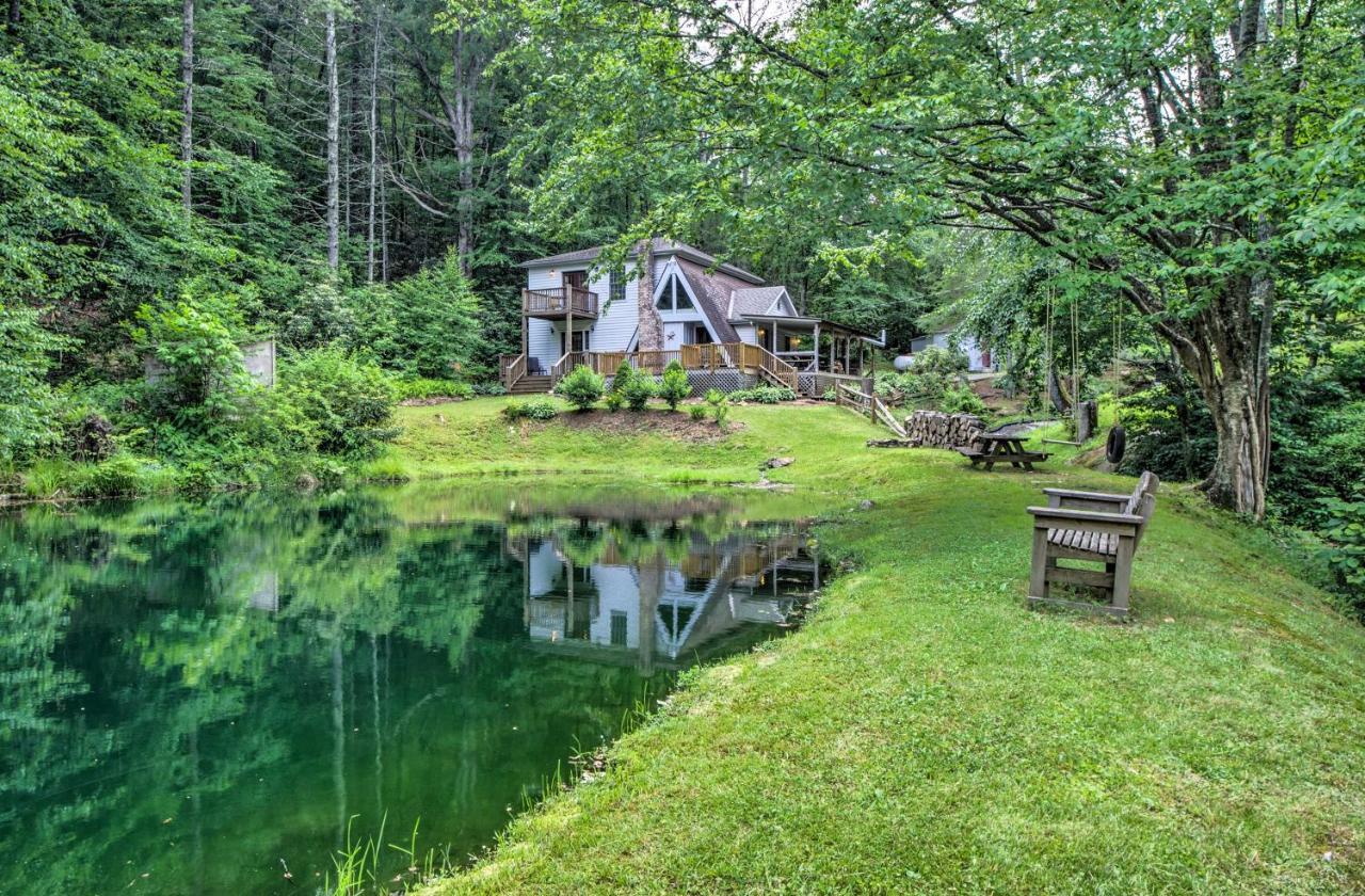 Serene Todd Getaway With Private Pond And Creek Views! Bagian luar foto